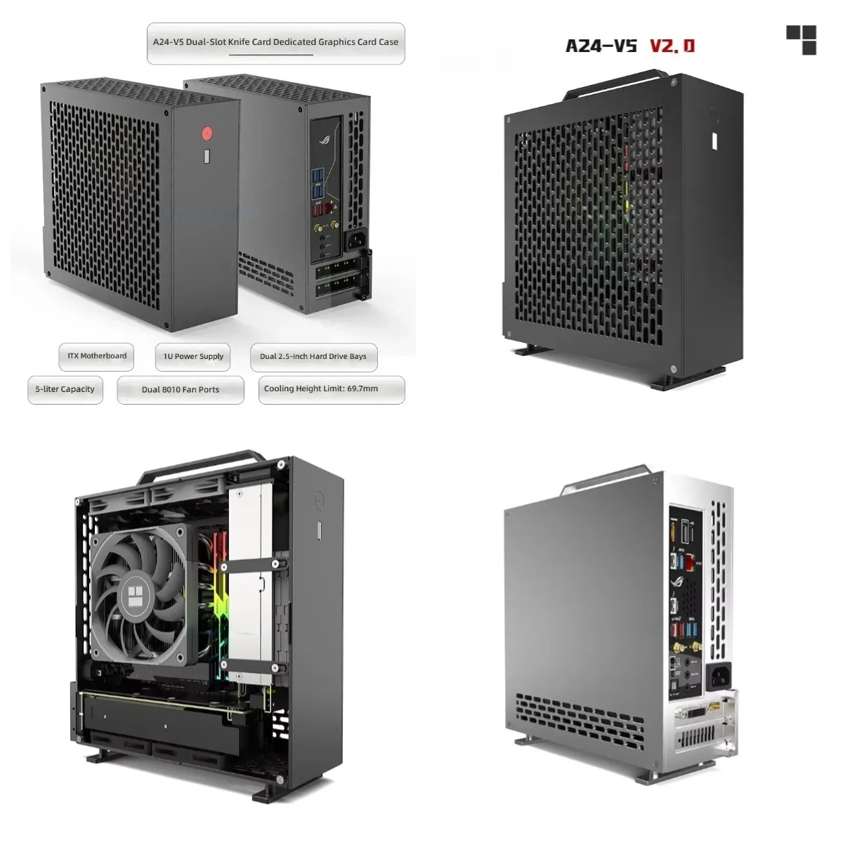 Pc Power Supply - เคส ITX ขนาด 1U รุ่น 5