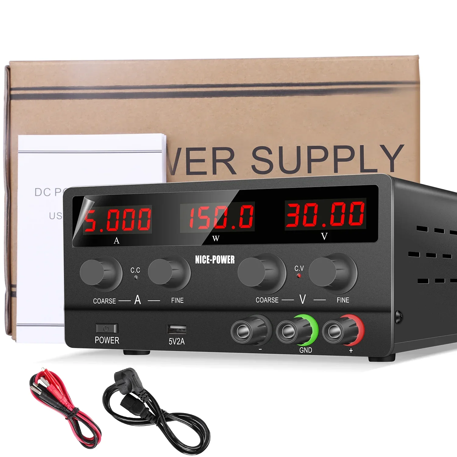 Smps Power Supply - 30V 5A 150W แหล่งจ่ายไฟ DC NICE-POWER