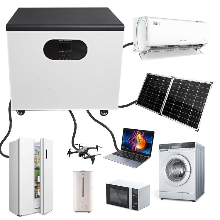Power Supply - เครื่องกำเนิดไฟฟ้าพลังงานแสงอาทิตย์สำหรับรถบ้านและแคมป์ปิ้ง พร้อมระบบชาร์จไฟ AC ระบบกักเก็บพลังงาน กำลังไฟ 2500