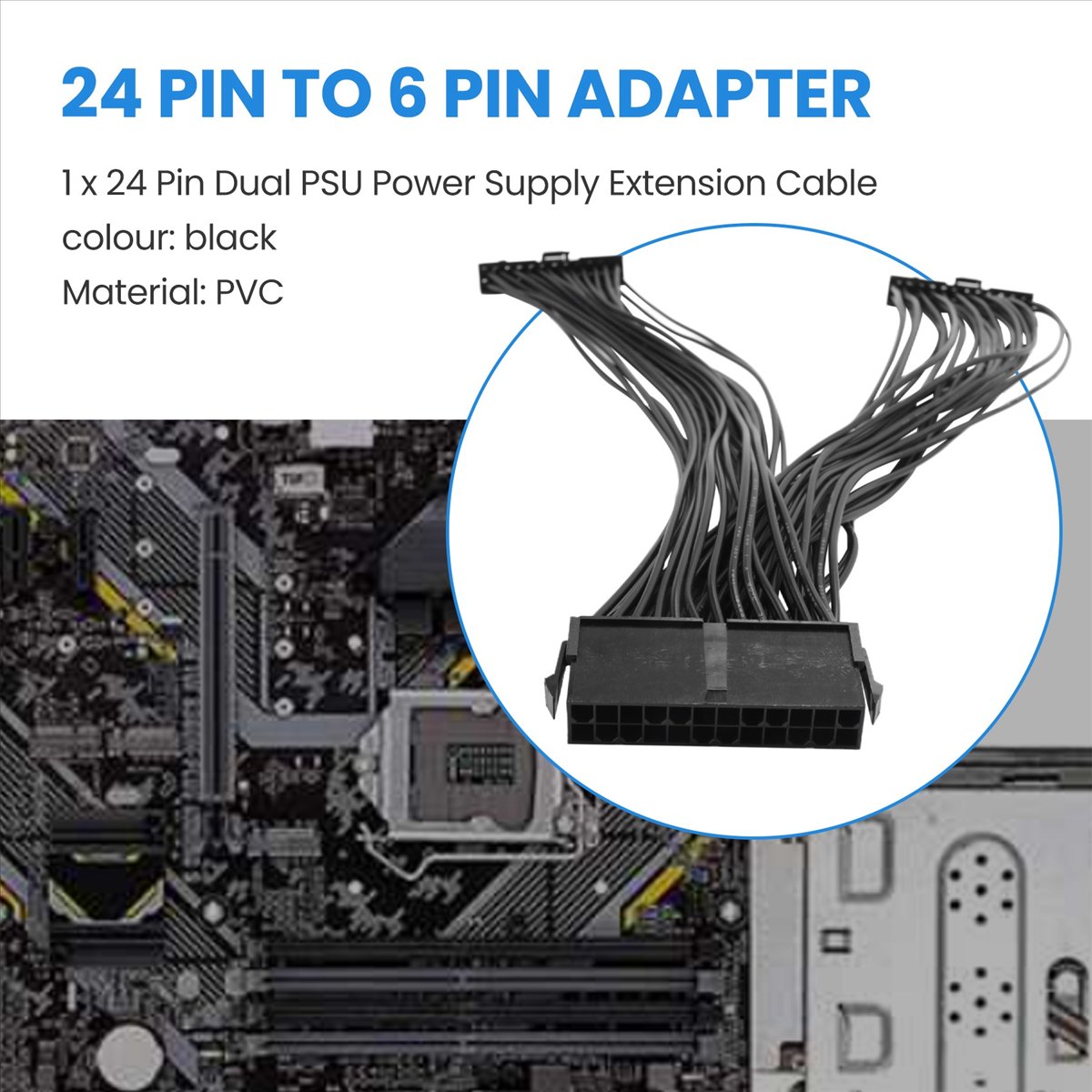 AS62 แหล่งจ่ายไฟ PSU คู่ 24 พิ - Atx Power Supply บทวิจารณ์และราคา