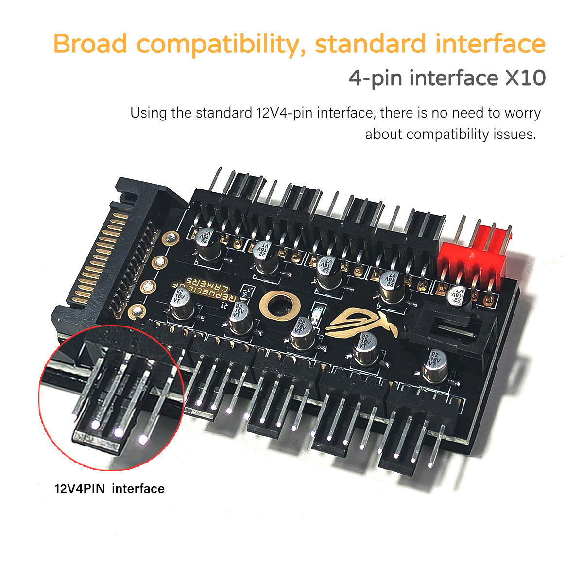 ฮับควบคุมพัดลม PWM 12V 4 พิน,  - Pc Power Supply บทวิจารณ์และราคา
