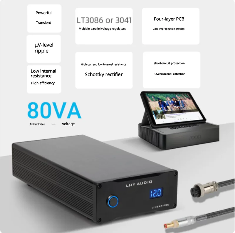LHY 80W DC แหล่งจ่ายไฟแบบเสถีย - Power Supply 12V บทวิจารณ์และราคา