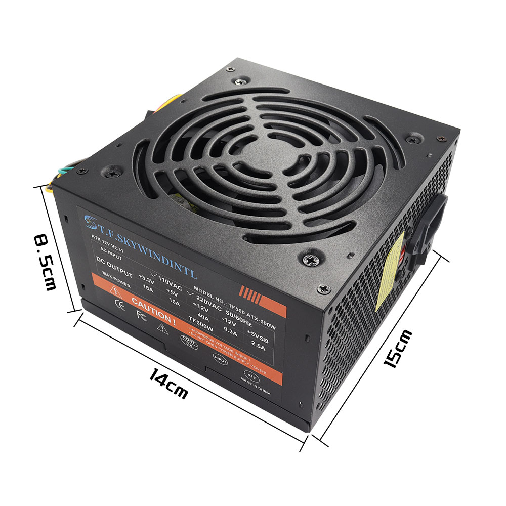 พาวเวอร์ซัพพลาย ATX สำหรับคอมพ - Power Supply 650W บทวิจารณ์และราคา