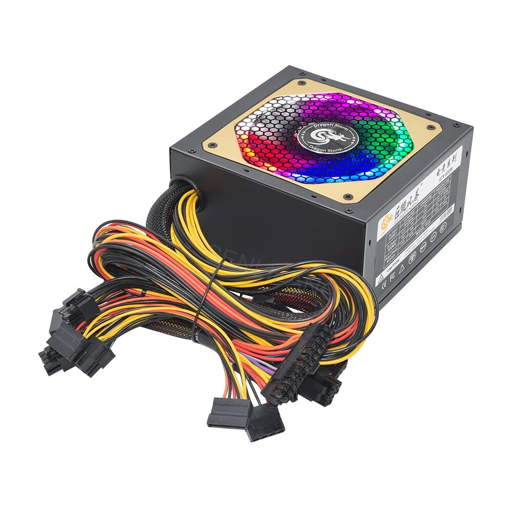 ATX 400W 600W 110-230V RGB 12V - Power Supply 650W บทวิจารณ์และราคา
