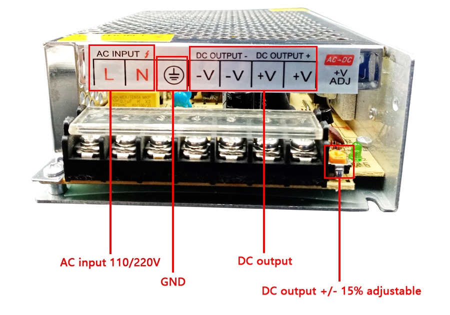 DC 5V 12V 24V 36V SMPS 1A 2A 3 - Smps Power Supply บทวิจารณ์และราคา